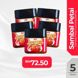 10 Botol Sambal Petai